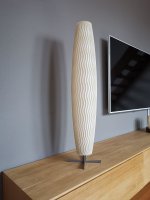 Design LED Standleuchte AURA 800, aus nachhaltigem 3D Bio Material