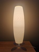 Design LED Standleuchte HARMONY 400, aus nachhaltigem 3D Bio Material