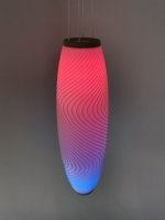 Design LED Multifunktionsleuchte REEF 400 FLEX, aus nachhaltigem Bio Material